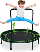Mini trampolina 91 cm ze składanym uchwytem i wyściełaną osłoną