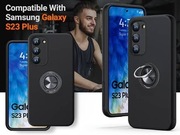 Etui na telefon Samsung S23 plus z obrotowym magnesem