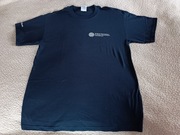 T-shirt granatowy - M