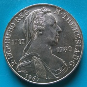 25 szylingów 1967 Austria 250 rocznica urodzin Marii Teresy  Ag 0,800 13 g
