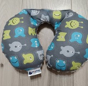 #33 - dwustronna poduszka podróżna typu rogal dla dzieci 