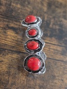 Bransoletka w stylu navajo – koral, nowa