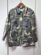 Kurtka bawełniana moro Acqua&Limone