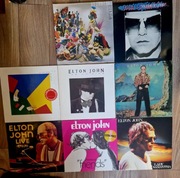 ELTON JOHN kolekcja 8x vinyl LP stan EX