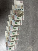 Banknoty 500zl seria AA