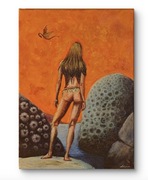 Obraz akrylowy na płótnie  25x35cm "Na granicy światów" Mykosha _art