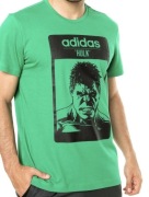 T-shirt Adidas Zielony Hulk
