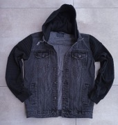 Primark kurtka jeansowa męska z kapturem rozmiar S, M