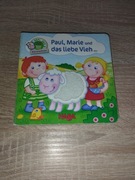 Książeczka sensoryczna Zwierzęta wiejskie 10 m+