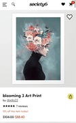 PLAKAT 71x96 cm  blooming 3 by dada22