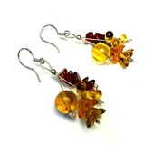 Fiolekart - Kolczyki, biżuteria artystyczna - Jesienne gałązki