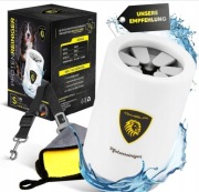 Czyścik do mycia łap zwierząt psa kota miękkie szczotki S + ściereczka