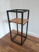 Kwietnik loft naturalne drewno dębowe 