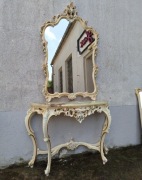 Konsola Silik z lustrem 