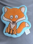 Błękitna poduszka z liskiem betten duscher