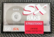 KASETA magnetofonowa  RAKS SX 60 nowa