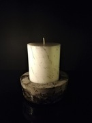 Podstawka pod świeczkę z betonu