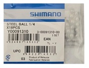 Kulki łożyskowe Shimano 1/4 cala 90szt(około) do piast