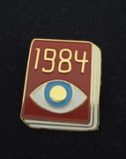 Przypinka pin button Orwell Rok 1984