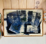 Abstrakcyjny ręcznie malowany obraz nowoczesny