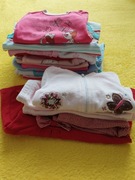 Zestaw ubranek roz. 56-62 (body, pajacyki, dresik)