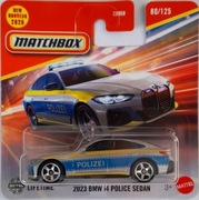Matchbox #80 2023 BMW i4 Police Sedan