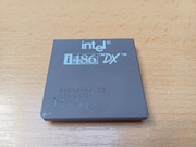 Stary retro procesor Intel i486dx a80486dx-33 sx729