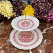 Porcelanowa etażerka 2-poziomowa - Heinrich - Rüdesheim nad Renem #1