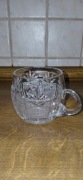 Kryształowy kubek do ponczu, ponczerka z czasów PRL . 