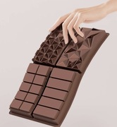 CZEKOLADA DUBAJ 4 wgłębienia forma silikonowa 32*17.5*2.5 do pieczenia