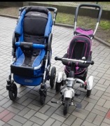 Wózek 3 w 1 rowerek łóżeczko