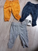 Zestaw spodnie niemowlęce 74 nowe 