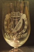 Widzew Łódź - 3 pokale kufle szklanki / nowe