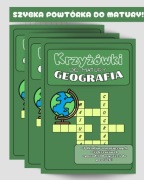 Krzyżówki do matury z geografii rozszerzonej - 3 sztuki