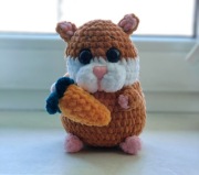 Chomik, maskotka, handmade, amigurumi