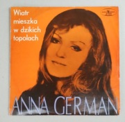 Anna German Wiatr Mieszka w Dzikich Topolach LP 1971 płyta winylowa EX