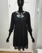 Sukienka koronkowa KappAhl rozmiar M czarna wizytowa