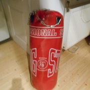 Czerwony worek treningowy RING STAR, wys. 80 cm