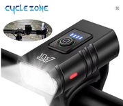 Lampa przednie światło do roweru ze ściemniaczem- super mocne