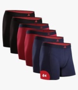 6 Pack Bokserki Męskie 3XL Z Wiskozy Bambusowej Danish Endurance