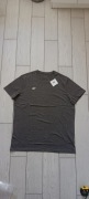 4F t-shirt męski XXL ciemno szary z małym srebrnym logo<064>