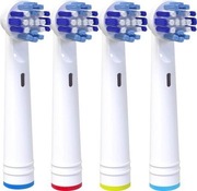 Końcówki wymienne WHITE do szczoteczki ORAL B 4szt