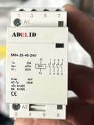 Stycznik normalnie otwarty z cewką 24VAC