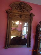 Antyczne, dębowe lustro