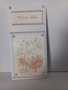 Ręcznie wykonana kartka na ślub, wesele. Handmade, rękodzieło