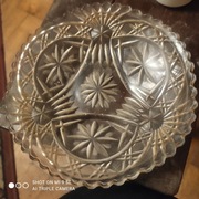 Talerzyki kryształowe do ciasta 4 sztuk 