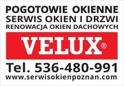 VELUX POGOTOWIE OKIENNE SERWIS RENOWACJA OKIEN TEL.536480991