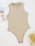 Body bezowe XL krotki rękaw NOWE