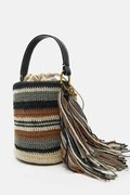 ZARA - TOREBKA W PASKI - BOHO