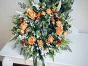 Wianek jesienny na drzwi dekoracja ozdoba prezent